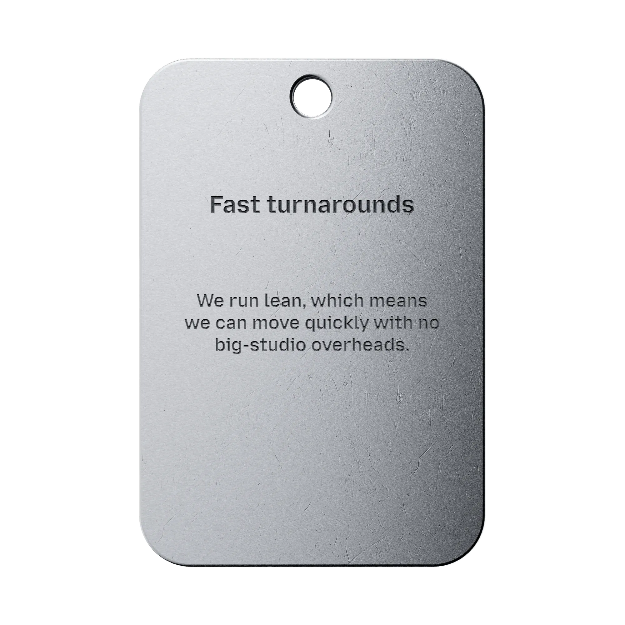 Fast turnarounds